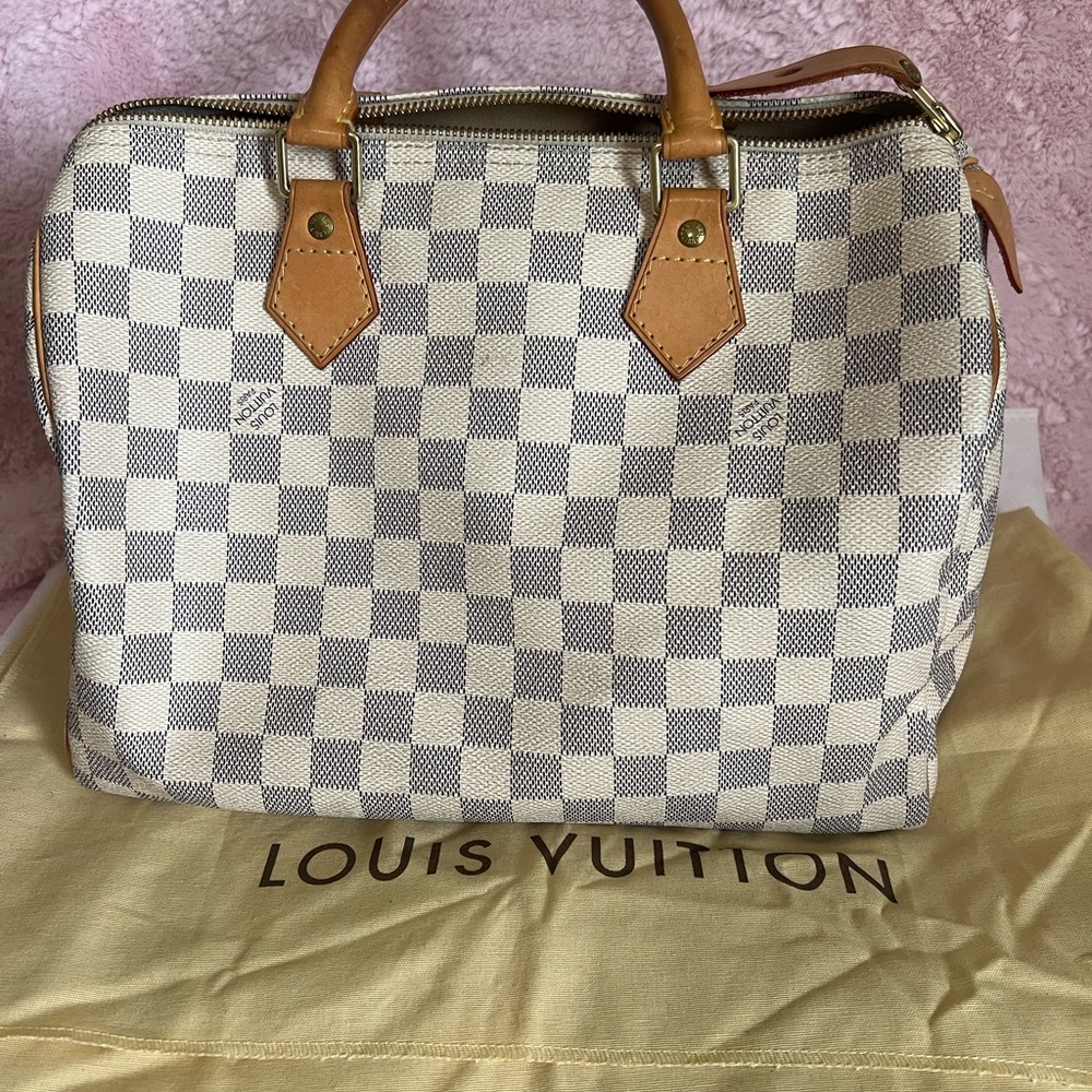Louis Vuitton Speedy 30 Damier Azur - Picture 4 of 17